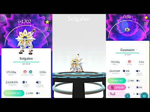 First-ever 😍 Cosmog Evolution In SOLGALEO/LUNALA in Pokemon Go | Astral Eclipse Event Pokemon Go