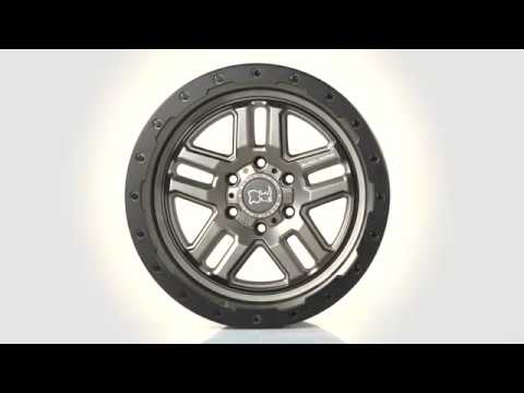 Black Rhino Truck Wheels - Barstow in Matte Bronze Matte Black Ring