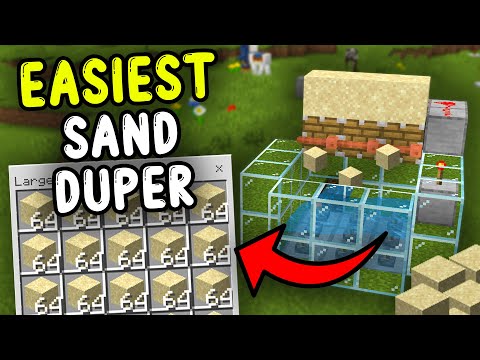 NEW EASIEST SAND Duper Minecraft Bedrock 1.21/26.1+!