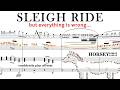 Sleigh Ride but everything is wrong