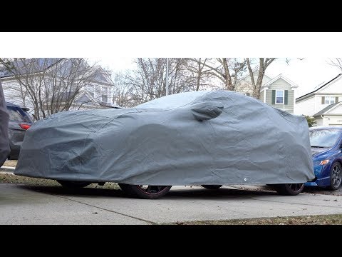 UNBOXING & INSTALLING 2019 HONDA CIVIC TYPE R OEM CAR COVER!