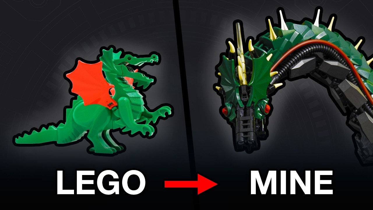 How I Built a GIANT LEGO Dragon