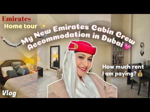 My New Emirates Cabin Crew Accommodation????Home Tour Vlog✨Rent/Location/Vlog✨