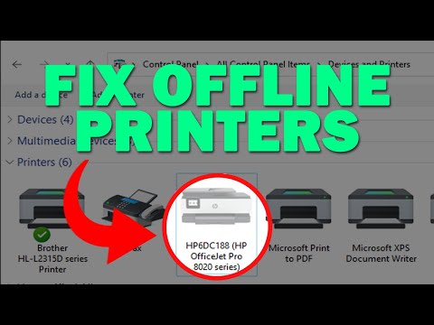 How to fix Offline Printers in Windows (WSD Ports)
