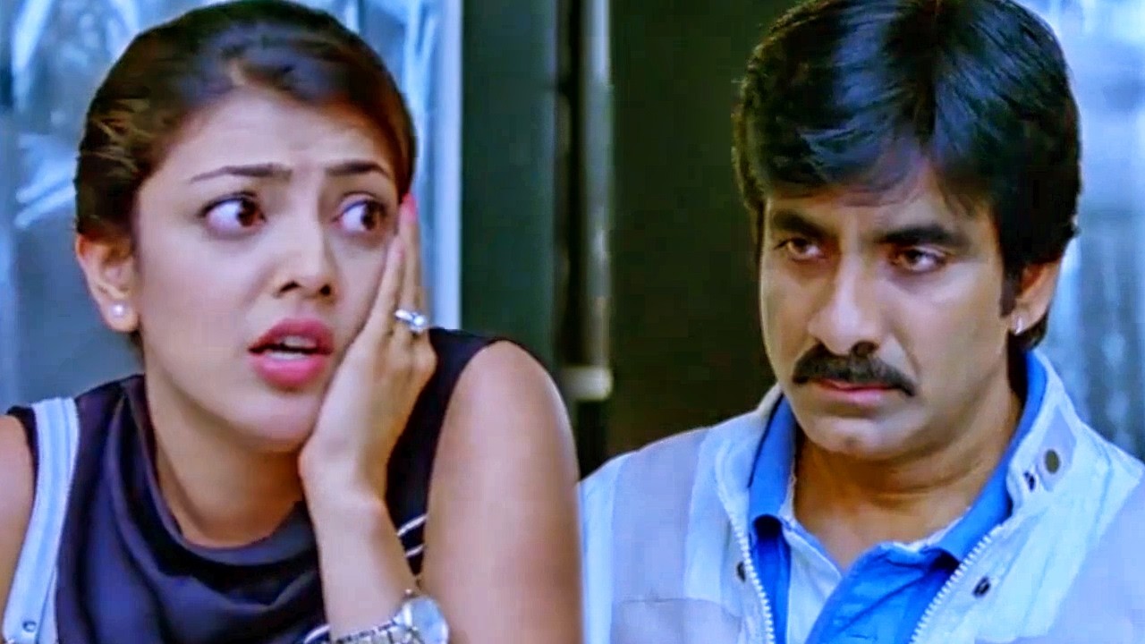 काजल अग्रवाल को रवि तेजा ने दिया जोरदार झापड़ | Ravi Teja & Kajal Agg