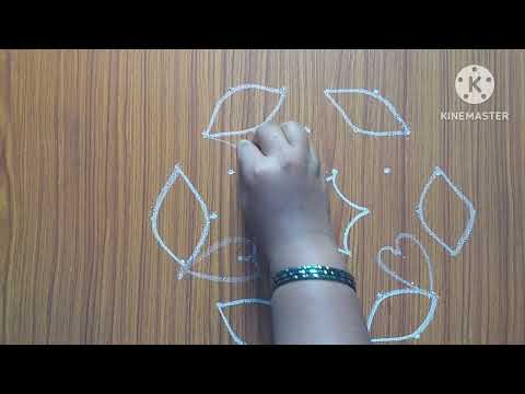 "Top 5 Simple Rangoli Designs for Beginners" in just 2 minutes 🤭