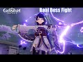 Genshin Impact - Baal Boss Fight (Raiden Shogun vs Aether)