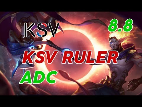 KSV Ruler Play Xayah ADC Patch 8.8