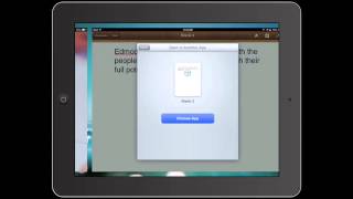 Using the iWork Apps with Edmodo on iPad
