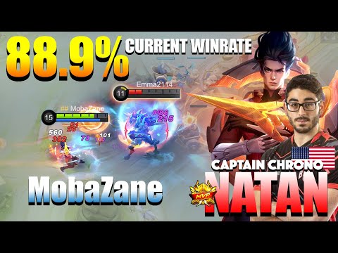 Crazy Zane Playing Natan with 88.9% Current WinRate | Natan Gameplay By MobaZane | MLBB