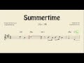 Summertime Sheet Music for Alto Saxophone with ...