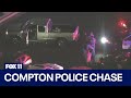 Alleged DUI driver leads car chase across Compton, Long Beach