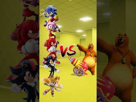 sonic The Hedgehog VS Grizzy & The Lemmings #shorts #sonicthehedgehog #grizzyandthelemmings