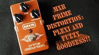 Video thumbnail for MXR Prime Distortion Pedal Demo by MarshallGTV