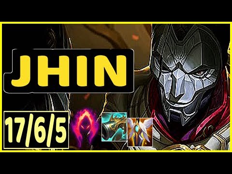 JHIN VS ZIGGS - 17/6/5 KDA ADC GAMEPLAY