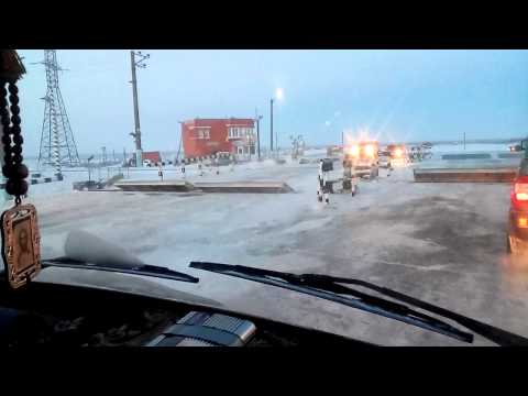 Train passing in area of Noviy Urengoy