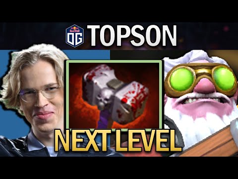 OG.TOPSON NEXT LEVEL BASHER ON SNIPER - DOTA 2 7.30 PRO GAMEPLAY