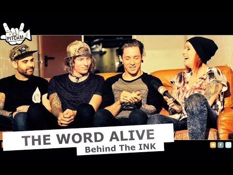 THE WORD ALIVE - Behind The INK w/ Telle, Zack & Tony | www.pitcam.tv