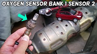 HYUNDAI TUCSON DOWNSTREAM OXYGEN SENSOR, O2 SENSOR BANK 1 SENSOR 2 REPLACEMENT LOCATION