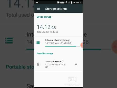 how to reduce the moto c plus storage