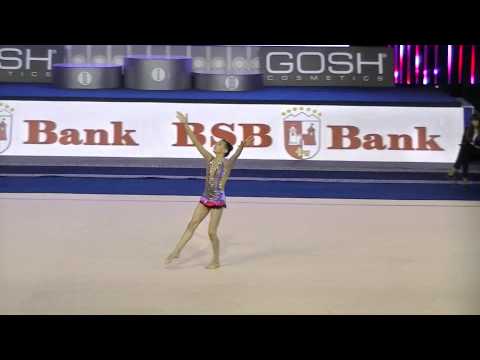 Linoy Ashram (ISR) hoop junior  final  Cup of World 2014 Minsk