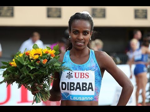 Genzebe Dibaba Wins Women's 1 Mile (MR, DLR, WL) - Lausanne Diamond League 2017