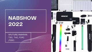 NABSHOW 2022 - Aputure F21c/22c & the Amaran T2c/T4c Tube light