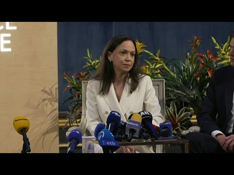 Video | Cutting sources of illegal activities is a 'necessary step' says Nobel Peace laureate Machado | AFP