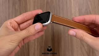 Vídeo de Pulseira Couro Single Tour compatível Apple Watch