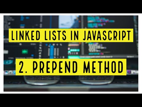 Linked Lists In Javascript 2 Node Class Linked List Class Prepend Method