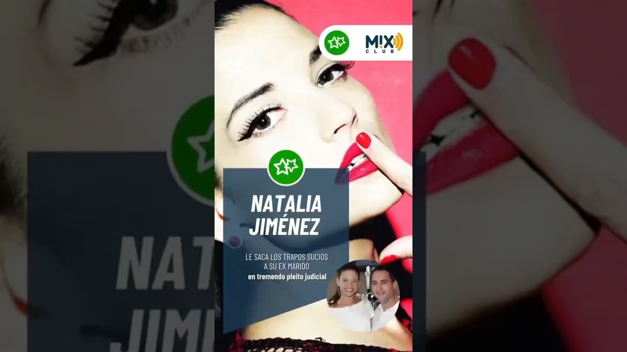 Natalia Jiménez pide pruebas toxicológicas a su ex porque asegura que su hija corre peligro.