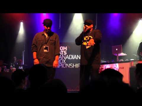 Subconscious vs Killa Beatz - 2012 Canadian Beatbox Champs - First Round