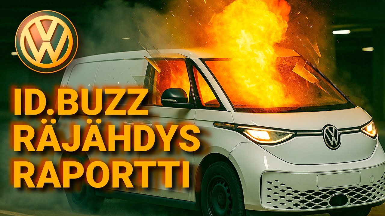 678. ID.Buzz räjähti Lahdessa 2023, Volkswagenin lausunto+ juurisyyanalyysi asiantuntijoiden kanssa