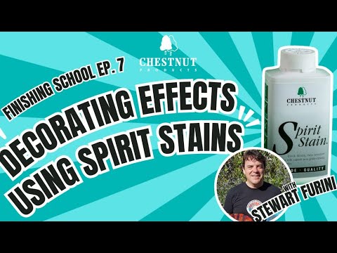 Decorating Effects using Spirit Stains   with Stewart Furini Finishing School 7