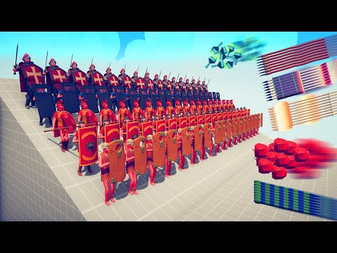 SHIELD UNITS vs RANGED UNITS | TABS - Totally Accurate Battle Simulator