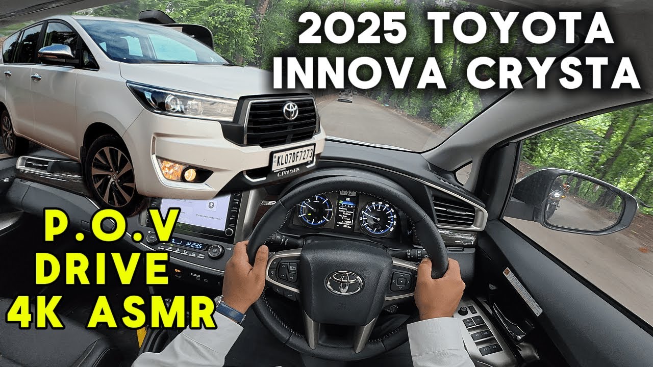 2025 TOYOTA INNOVA CRYSTA REVIEW POV DRIVE (4K ASMR)