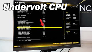 How to Undervolt CPU on Gigabyte Motherboards for Cooler Temps