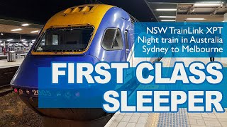 FIRST CLASS SLEEPER | Night train from Sydney to Melbourne