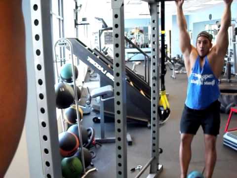 Weighted hanging knee raises sale