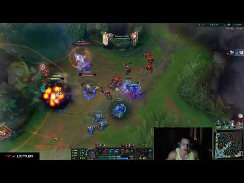 Tyler1 attempts to fight a Qiyana