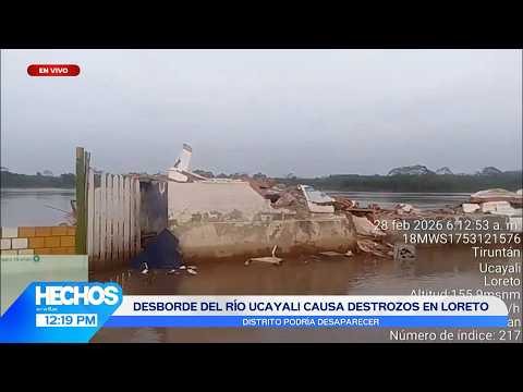 Hechos en Willax - MAR 31 - 3/3 - DESBORDE DEL RÍO UCAYALI CAUSA DESTROZOS EN LORETO | Willax