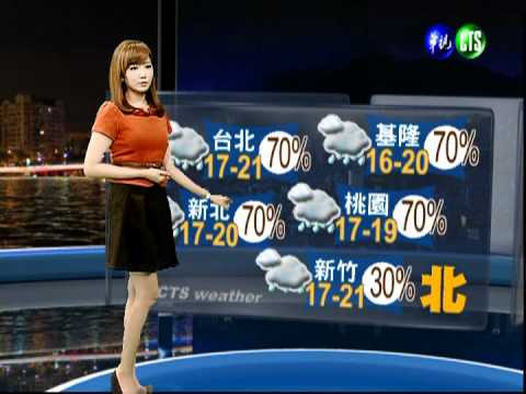 十二月二十日華視晚間氣象