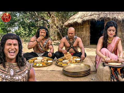 भीम के पुत्रों को खाना खिलाना द्रौपदी को पड़ा भारी देख भीम ने लिए मजे || Suryaputra Karn