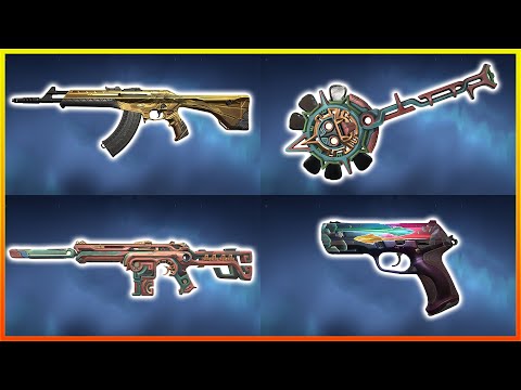 ALL NEW VALORANT BATTLE PASS SKINS EPISODE 5 ACT 2 - BATTLE PASS KNIFE