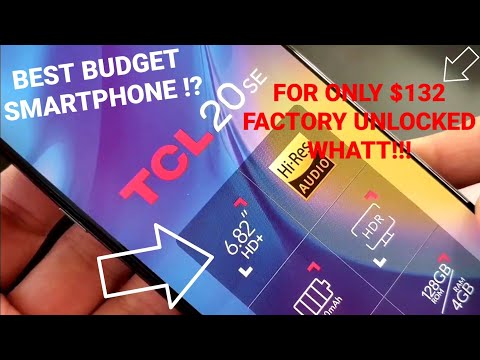 UNBOXING TCL 20 SE, BEST BUDGET SMARTPHONE!!? #eatshowtimetv #tcl