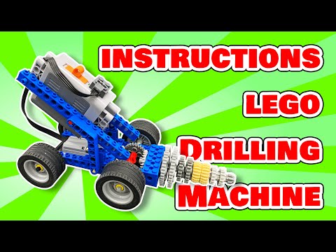 Lego Tunnel Drilling Machine assembly instructions - Lego Education 9686