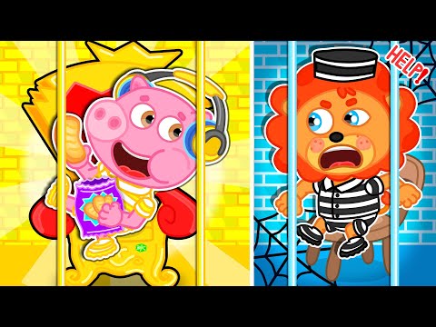 Lion Family | The Golden Chamber Vs The Poor Chamber! | Cartoon for Kids