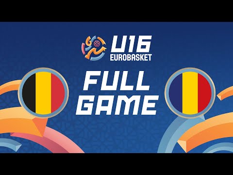 Group Phase | Belgium v Romania | Full Basketball Game | FIBA U16 Women's EuroBasket 2025