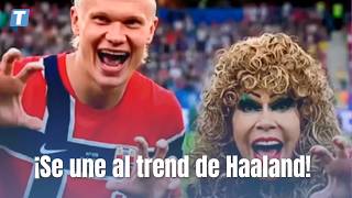 🇳🇴 ¡La Tigresa del Oriente se une al trend de Erling Haaland! ¿Ya escuchaste su nueva canción? 🎶🤩