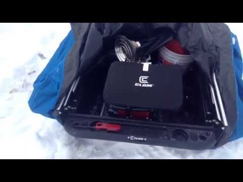 Clam kenai ice fishing shelter review